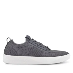Breathable Chunky-Soled Lace-Ups - Charcoal