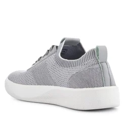 Breathable Chunky-Soled Lace-Ups - Grey