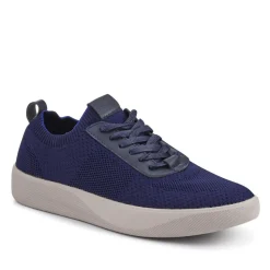 Breathable Chunky-Soled Lace-Ups - Navy