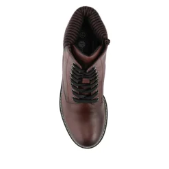 Breathable Leather Boots - Bordeaux