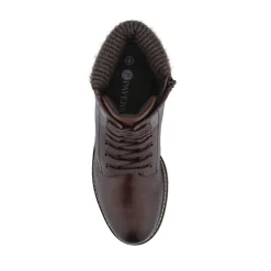 Breathable Leather Boots - Brown