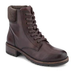 Breathable Leather Boots - Brown
