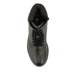 Breathable Leather Boots - Khaki