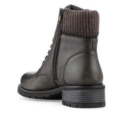 Breathable Leather Boots - Khaki