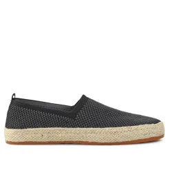 Breathable Slip-On Espadrilles - Black