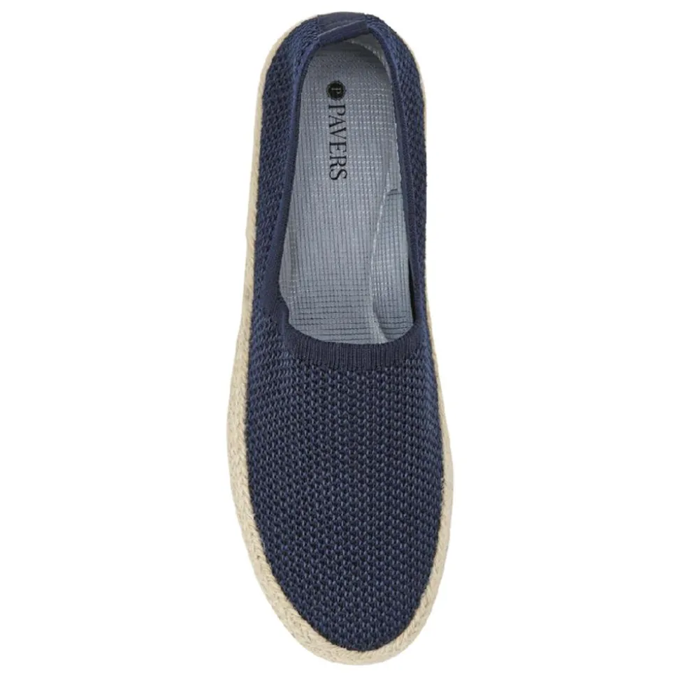 Breathable Slip-On Espadrilles - Navy