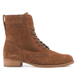 Brite Gabor Leather Slip on Ankle Boots - Tan