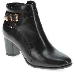 Buckled Ankle Boots - Black