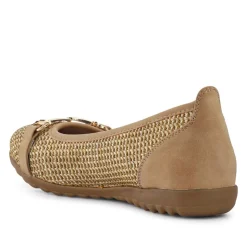 Buckle-Detailed Lightweight Pumps - Sand