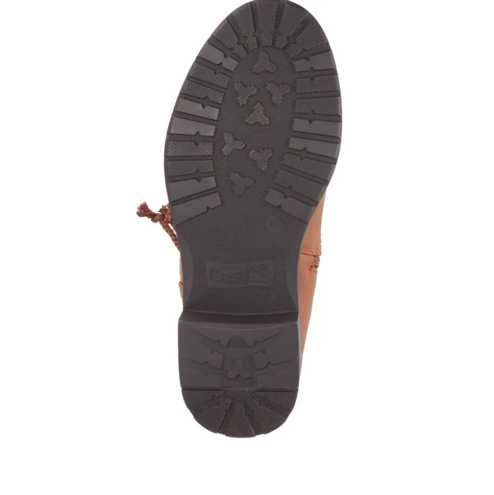 Buckle-Detailed Long Boots - Tan