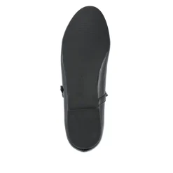 Buckle Fastening Mary Jane Ballet Pumps - Black Patent