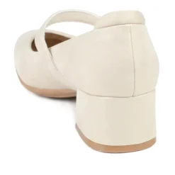 Buckle-Fasten Smart Mary Janes - Gold Shimmer