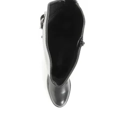 Buckle Rider Boots - Black