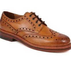 Bushwick Goodyear Welted Leather Brogues - Tan