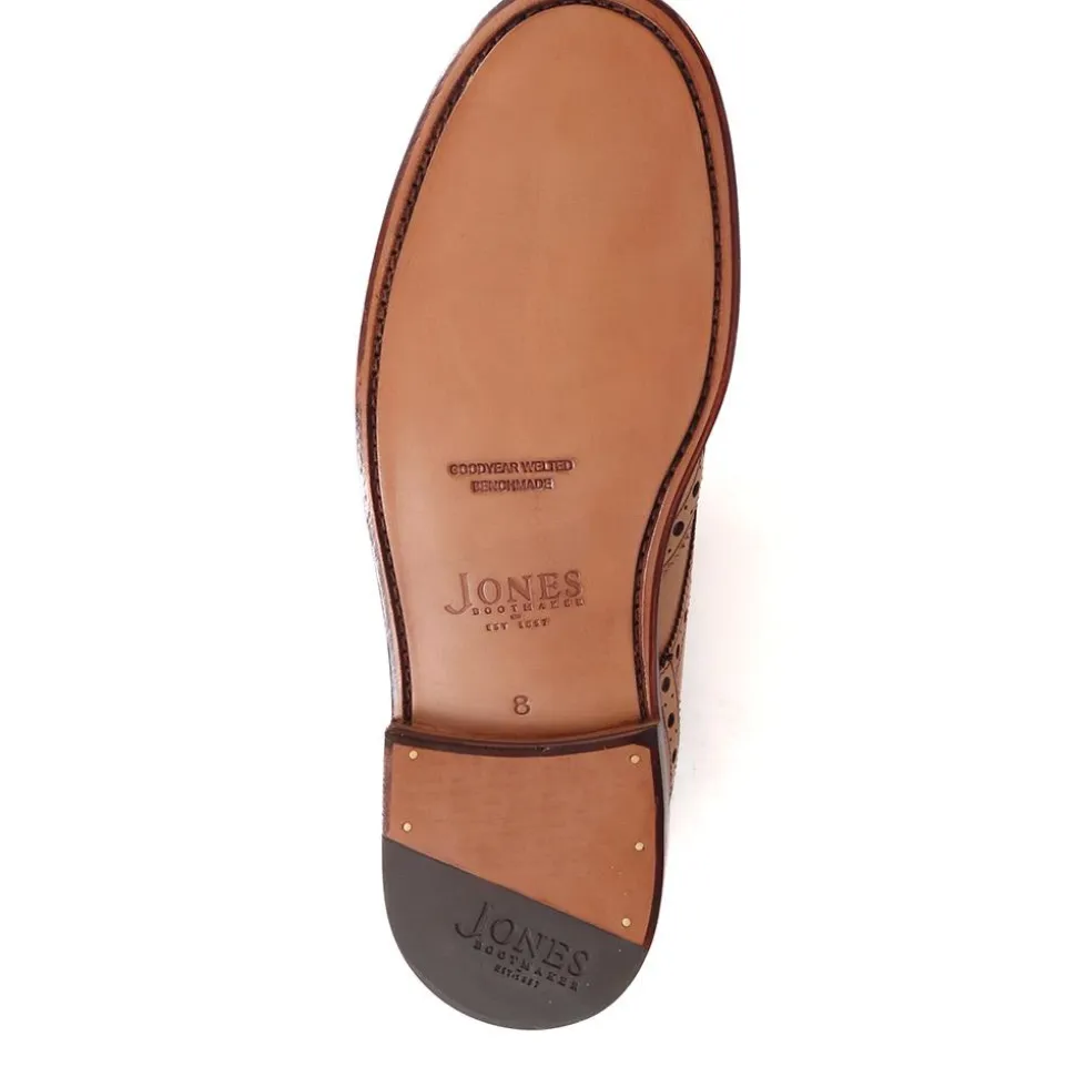 Bushwick Goodyear Welted Leather Brogues - Tan