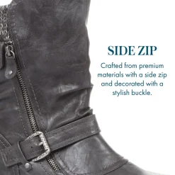 Calf Boots - Grey