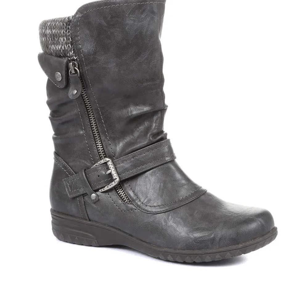 Calf Boots - Grey