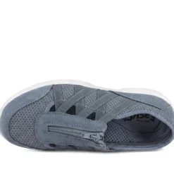 Callista EasyFit Extra Wide Zipped Upper Trainers - Denim
