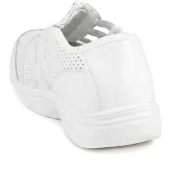 Callista EasyFit Extra Wide Zipped Upper Trainers - White
