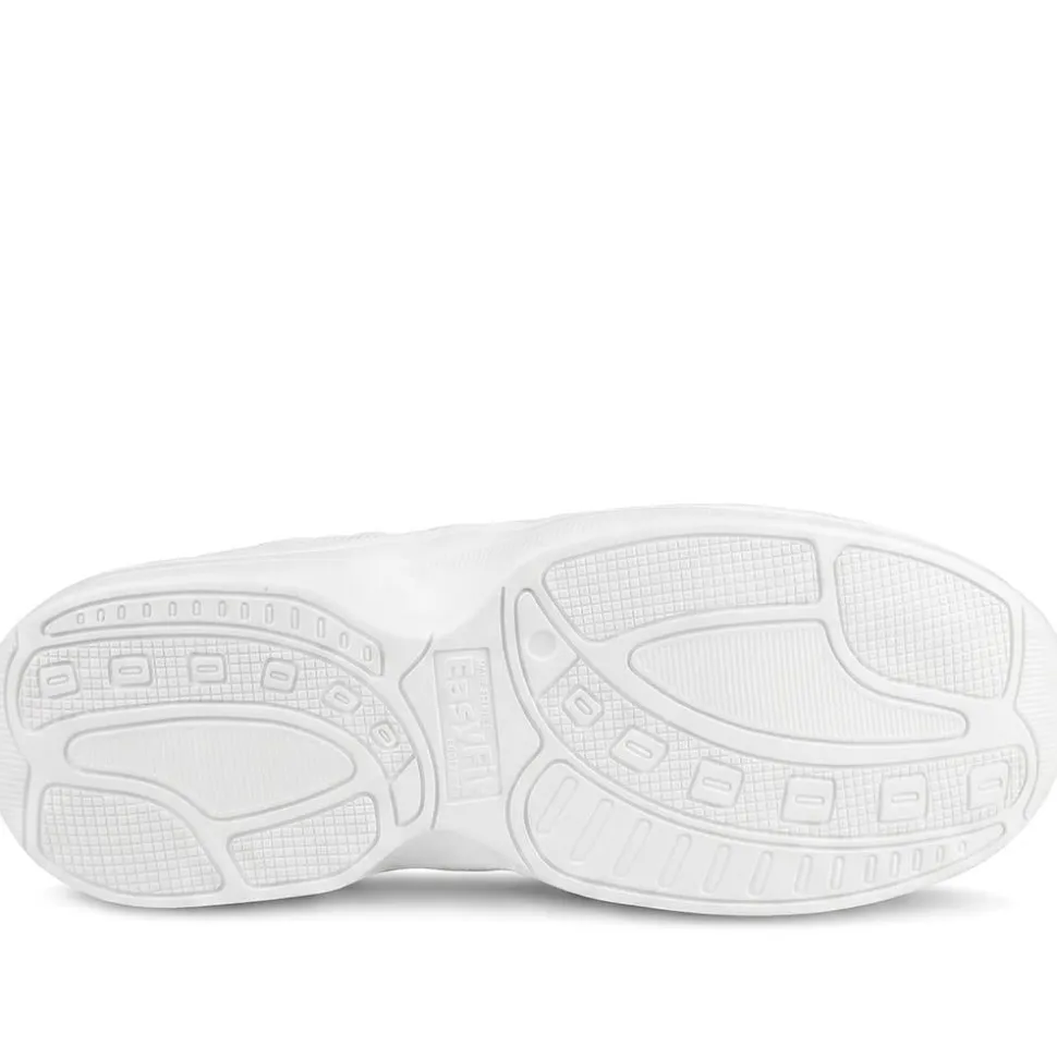 Callista EasyFit Extra Wide Zipped Upper Trainers - White