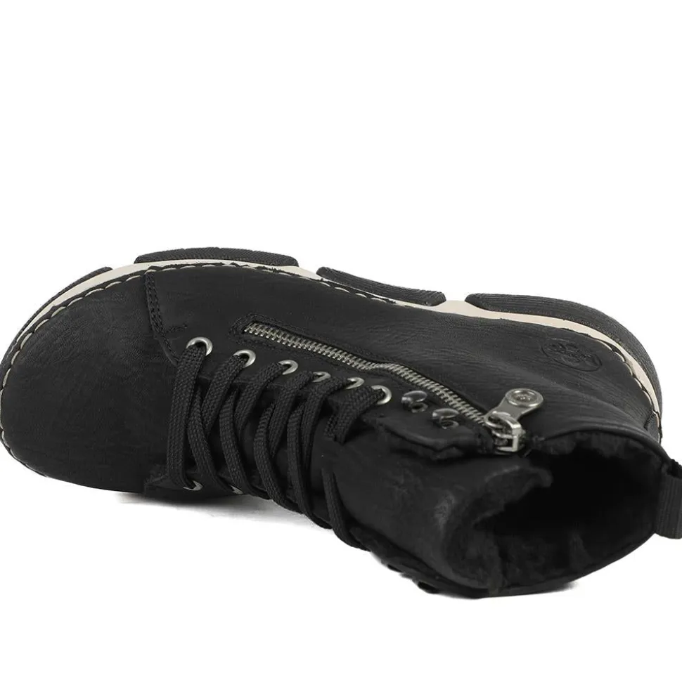 Casual Adjustable-Fitting Ankle Boots - Black