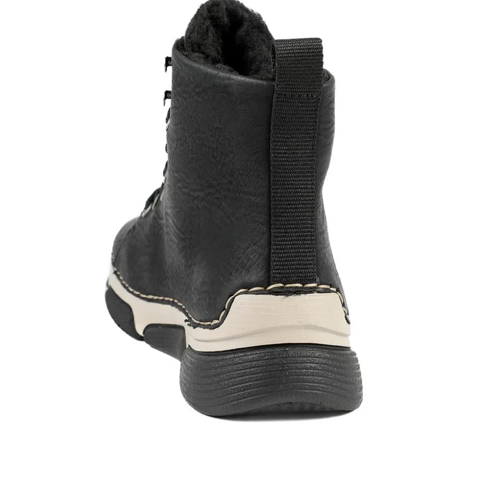 Casual Adjustable-Fitting Ankle Boots - Black