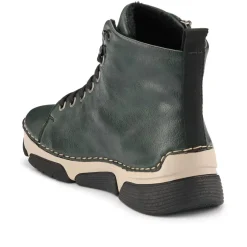 Casual Adjustable-Fitting Ankle Boots - Green