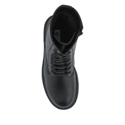 Casual Ankle Boots - Black Pu