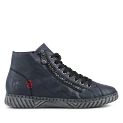 Casual Ankle Boots - Navy
