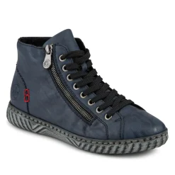 Casual Ankle Boots - Navy