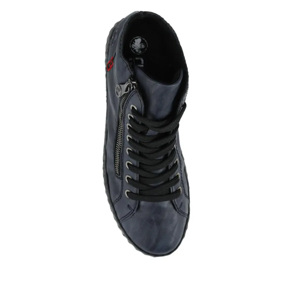 Casual Ankle Boots - Navy
