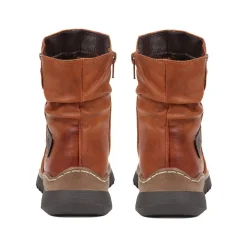 Casual Ankle Boots - Tan