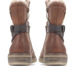 Casual Ankle Boots - Tan