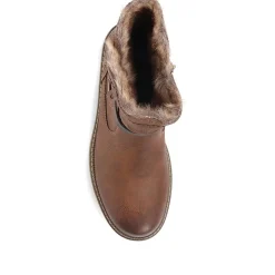 Casual Ankle Boots - Tan