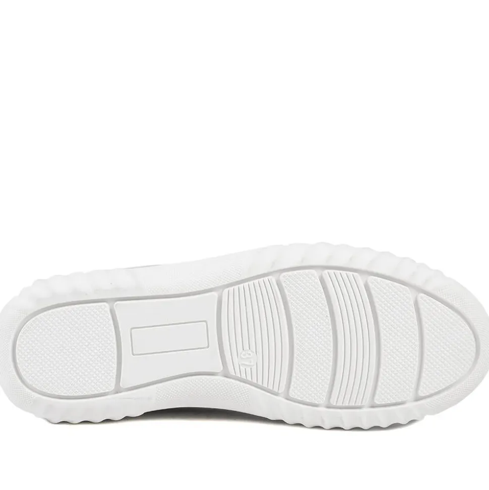 Casual Breathable Zip Trainers - Beige