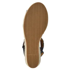 Casual Buckled Espadrilles - Navy