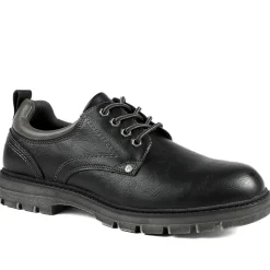 Casual Chunky Lace Up Shoes - Black