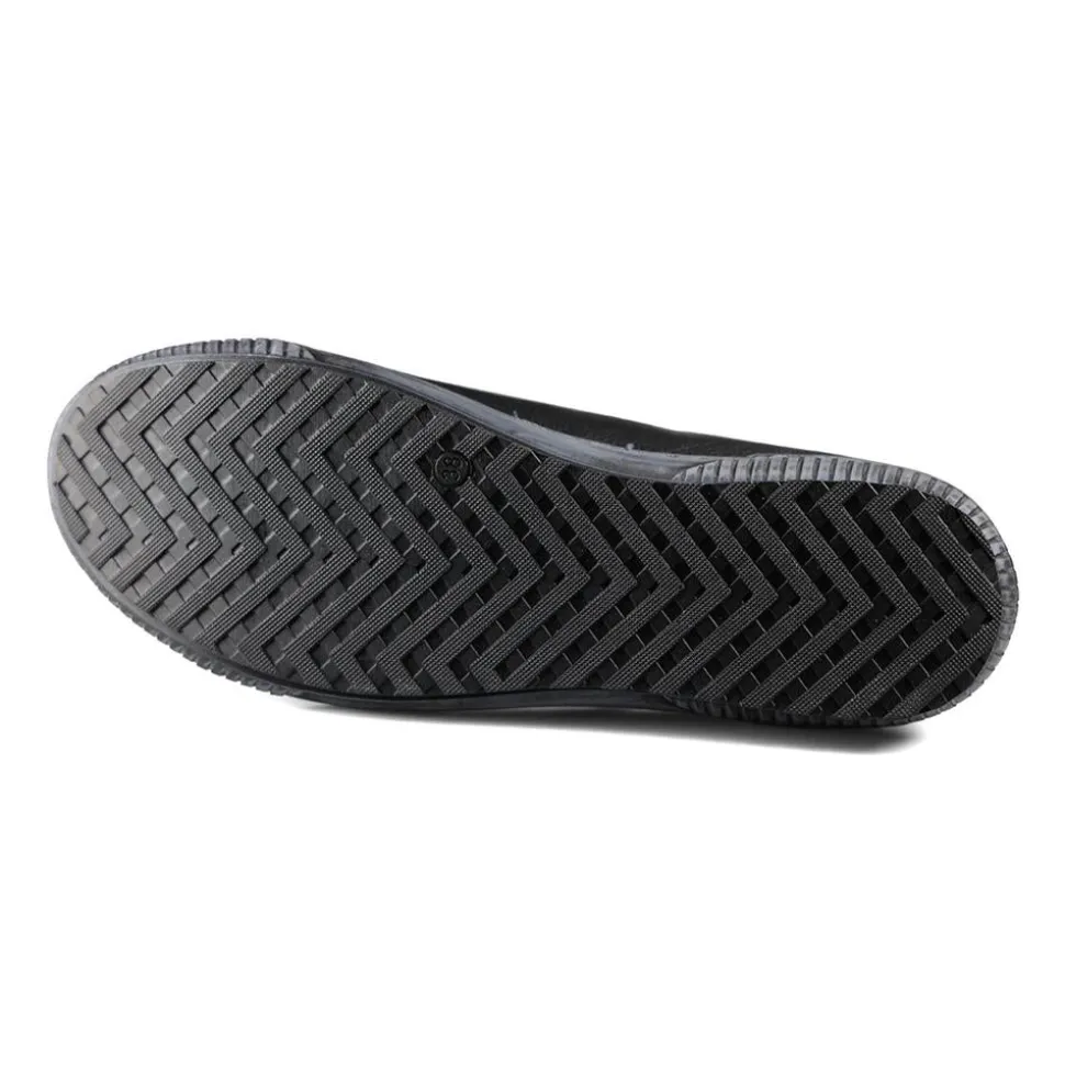 Casual Comfort E Fit - Black Leather