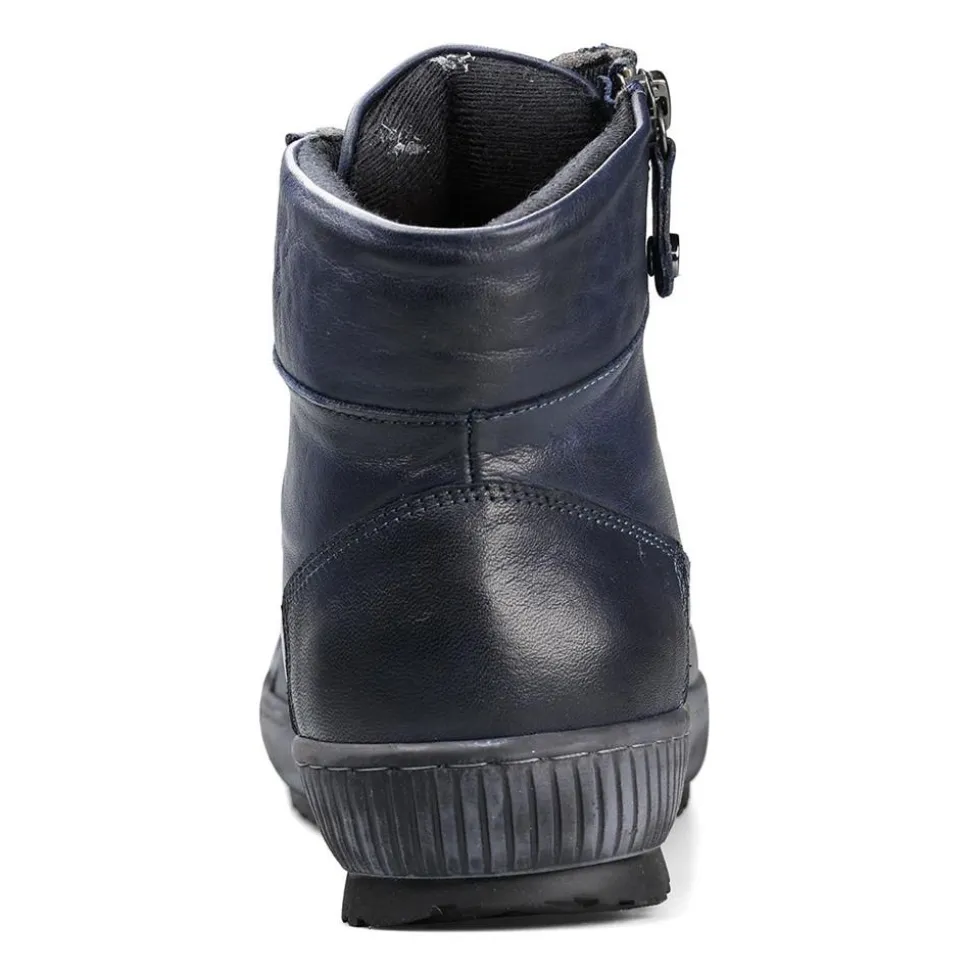 Casual Comfort E Fit - Navy Leather