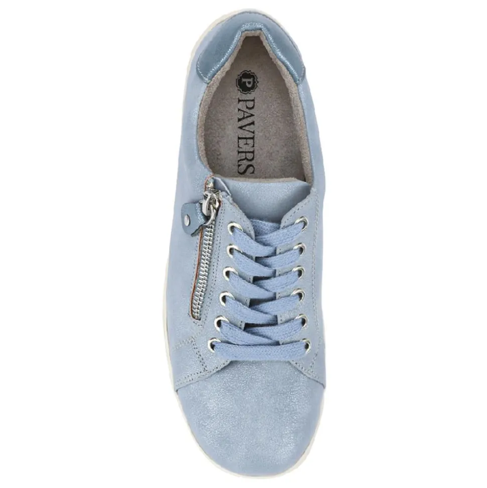 Casual Dual-Fasten Trainers - Blue