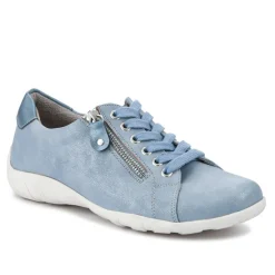 Casual Dual-Fasten Trainers - Blue