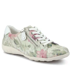 Casual Dual-Fasten Trainers - Floral