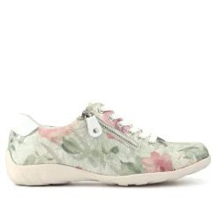Casual Dual-Fasten Trainers - Floral