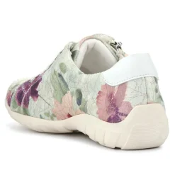 Casual Dual-Fasten Trainers - Floral
