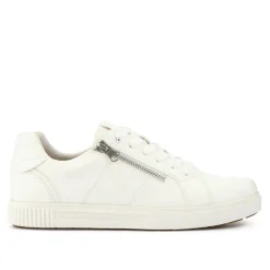 Casual Dual-Fasten Trainers - White