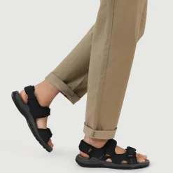 Casual Dual Touch-Fasten Sandals - Navy