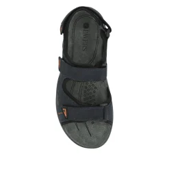 Casual Dual Touch-Fasten Sandals - Navy