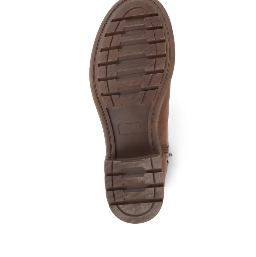 Casual Knee-High Boots - Camel
