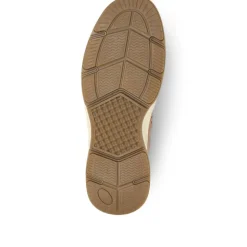 Casual Lace-Up Boat Shoe - Tan
