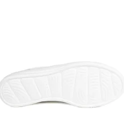Casual Lace Up Platform Trainers - White